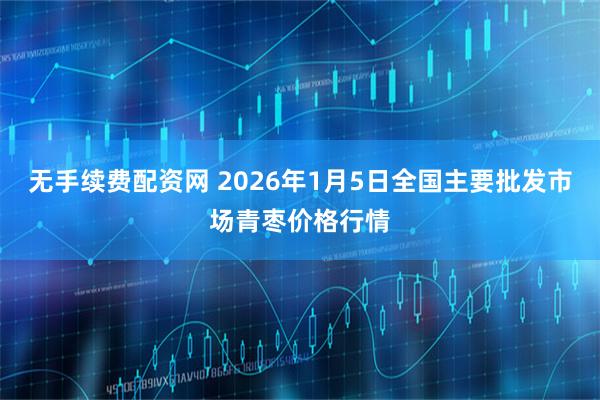 无手续费配资网 2026年1月5日全国主要批发市场青枣价格行情